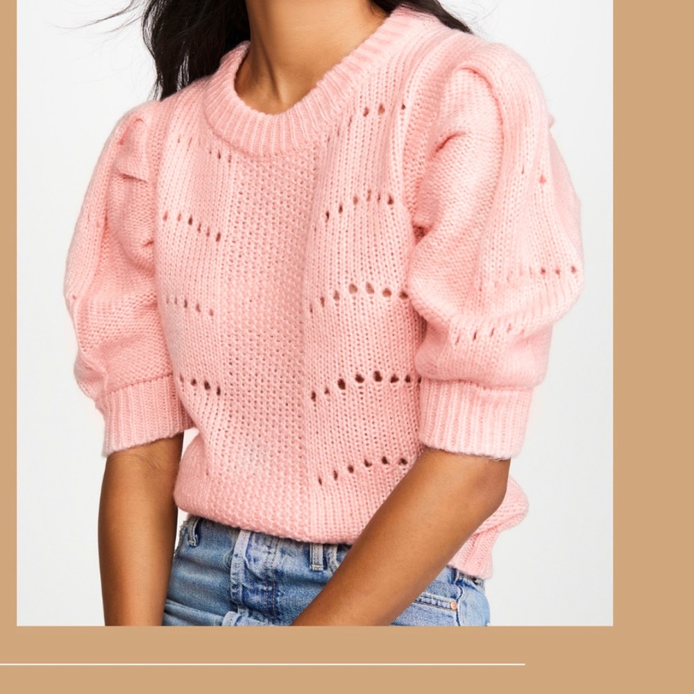 English Factory sweater. Size small. Pink